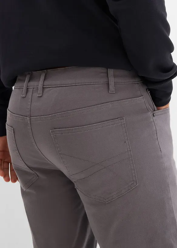 Regular fit stretch thermobroek met een zachte flanellen voering, straight, bonprix