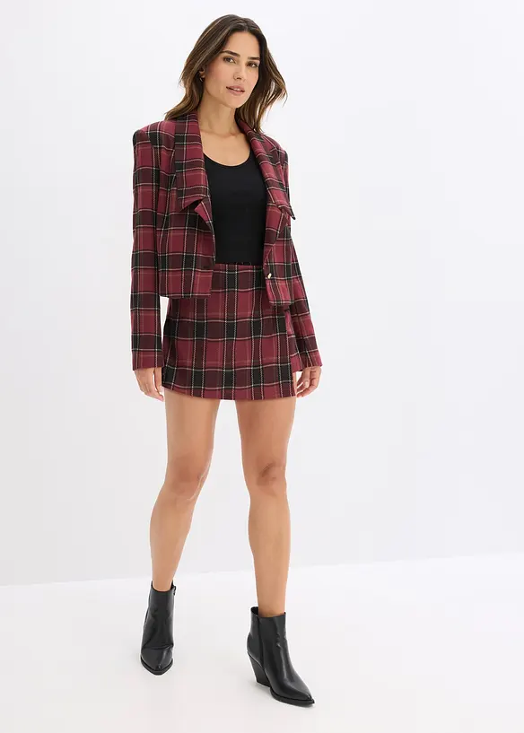 Skort met sierknop, bonprix