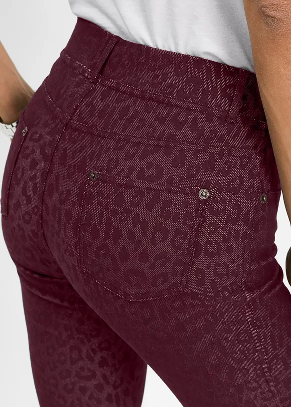 Jegging met luipaardprint, bonprix