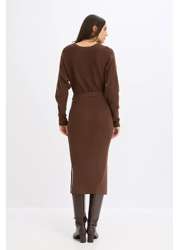 Gebreide jurk van soepele viscose, bonprix