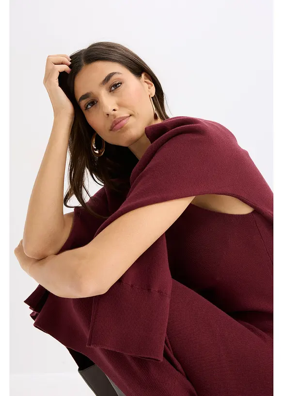 Gebreide jurk en shirt (2-dlg. set), bonprix