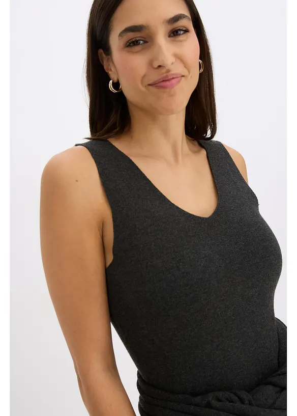 Gebreide jurk en shirt (2-dlg. set), bonprix