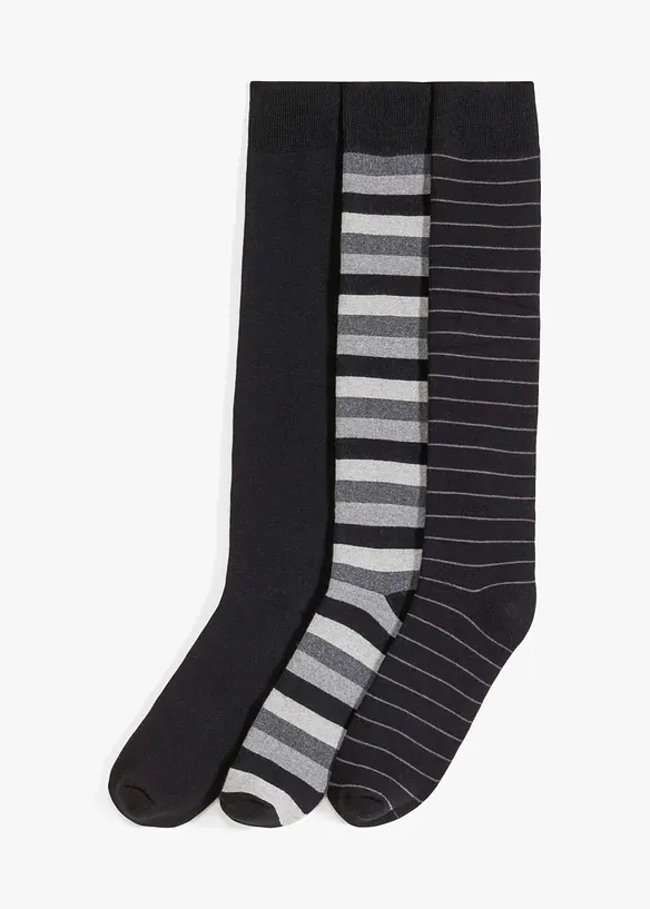 Thermo kniekousen met zacht frotté binnenin (3 paar), bonprix