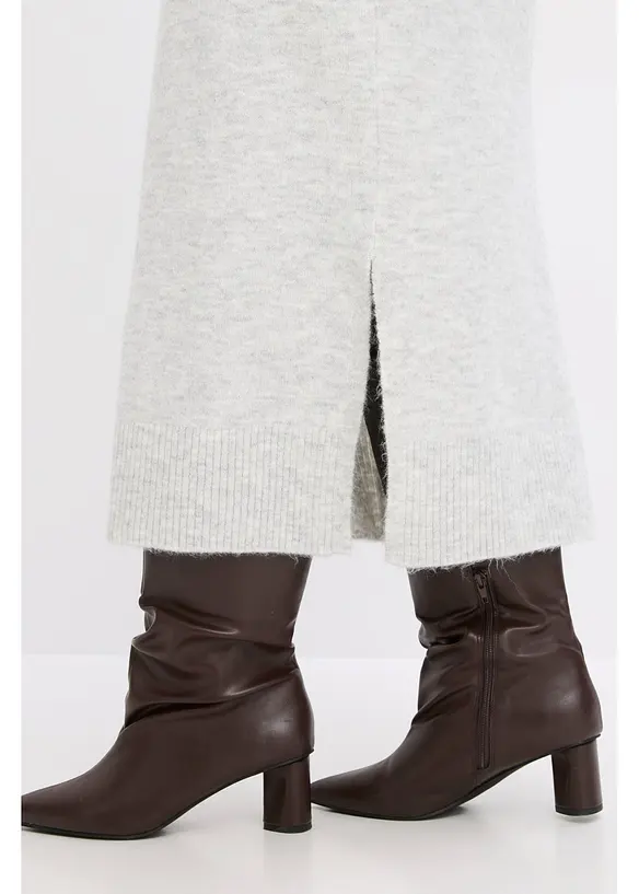 Gebreide oversized midi jurk, bonprix