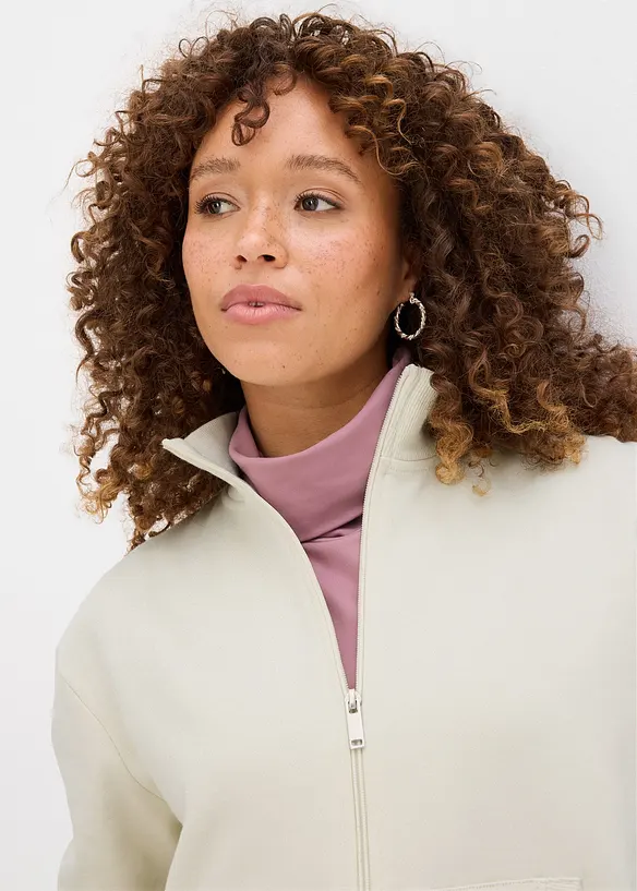 Sweatvest van biologisch katoen, bonprix