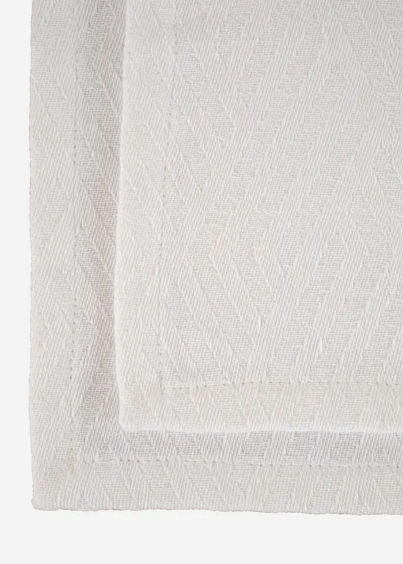 Placemats van biologisch katoen (set van 2), bonprix