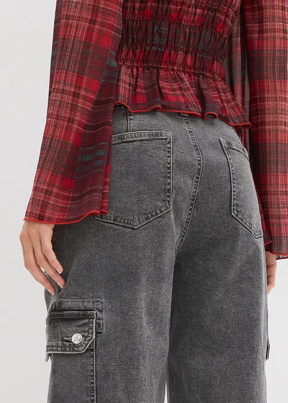 Cargo broek, high waist, bonprix