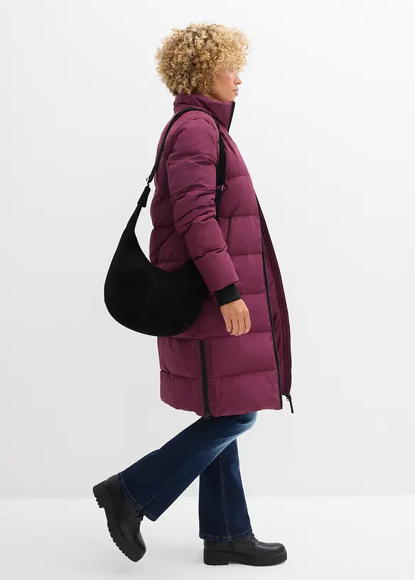 Lange outdoor jas met gerecycled dons en isolerende warmtetechnologie, bonprix