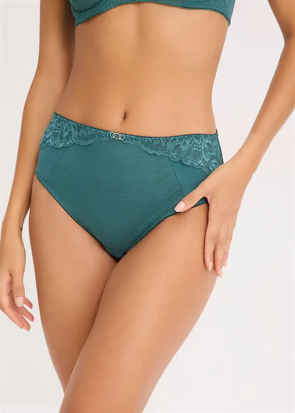 Maxislip met sierlijk kant, bonprix