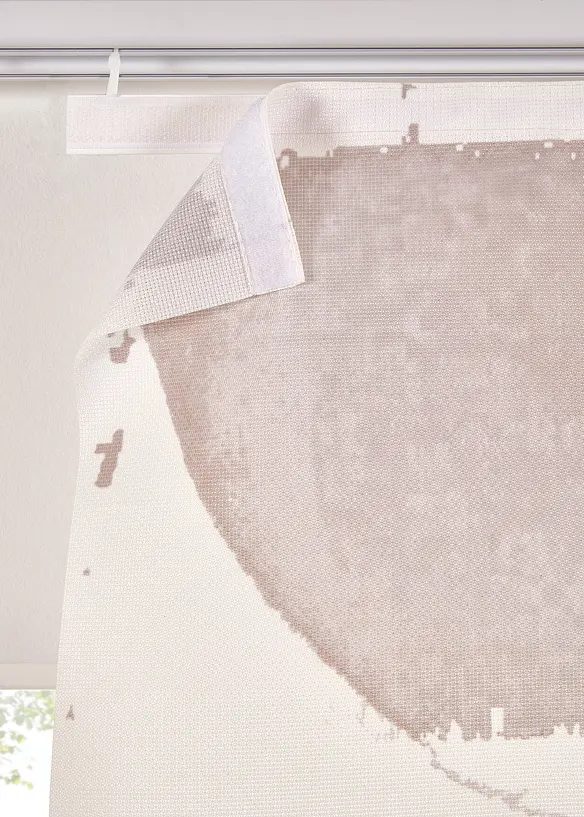 Ondoorzichtig paneelgordijn met print (1 stuk), bonprix