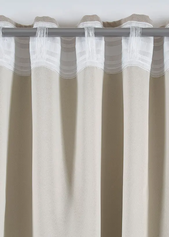 Verduisterend gordijn, dubbellaags (1 stuk), bonprix