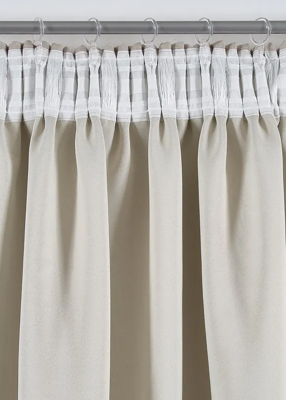 Verduisterend gordijn, dubbellaags (1 stuk), bonprix