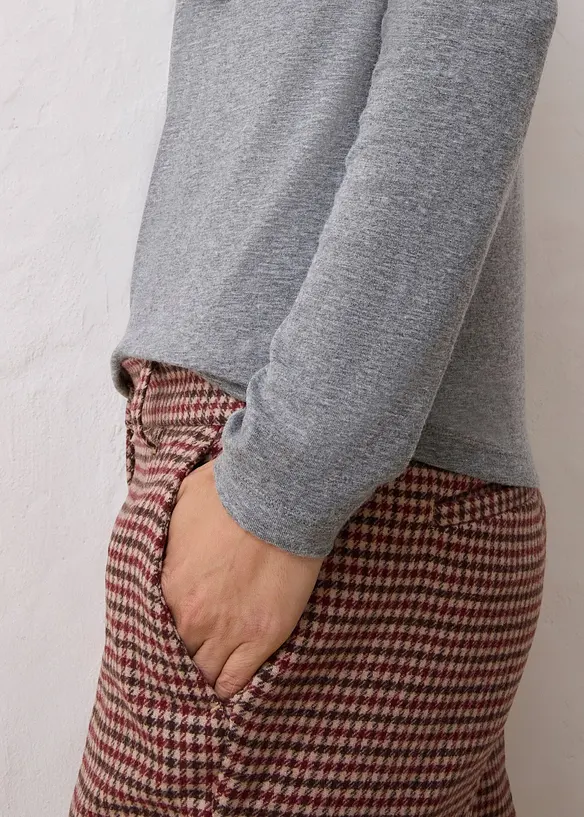 Poloshirt met wol, bonprix