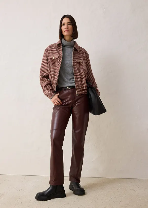 Colshirt met wol, bonprix