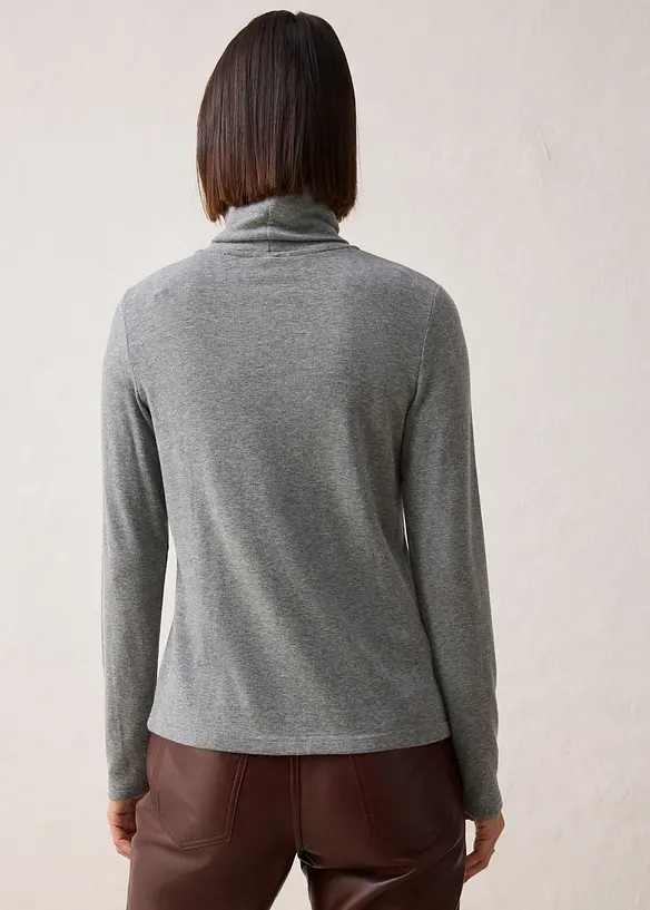 Colshirt met wol, bonprix