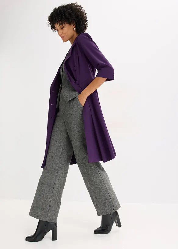 Blazerjurk met uitlopende rok, bonprix