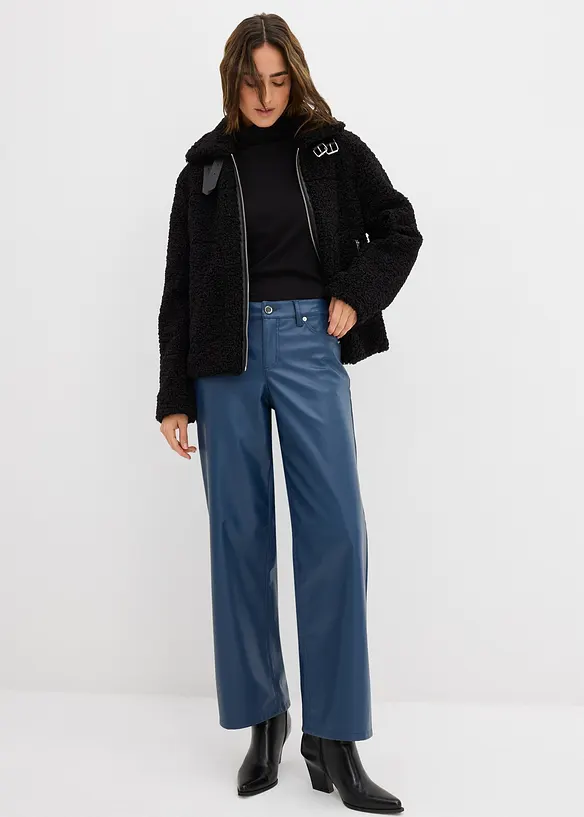 Imitatieleren broek, bonprix