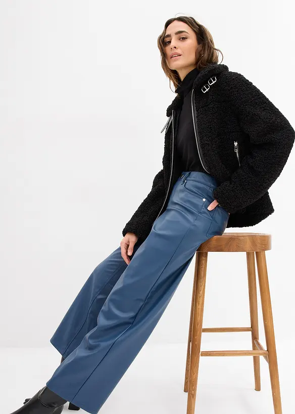 Imitatieleren broek, bonprix