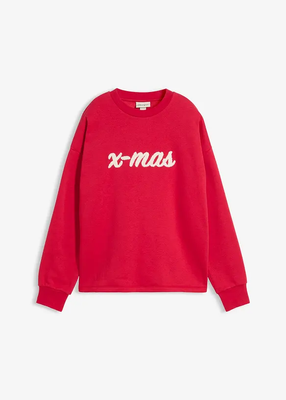 Oversized sweater in een katoenmix, bonprix