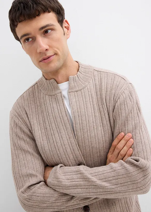 Fijn gebreid vest, bonprix