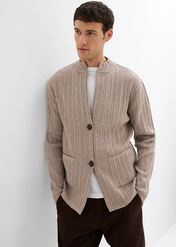 Fijn gebreid vest, bonprix