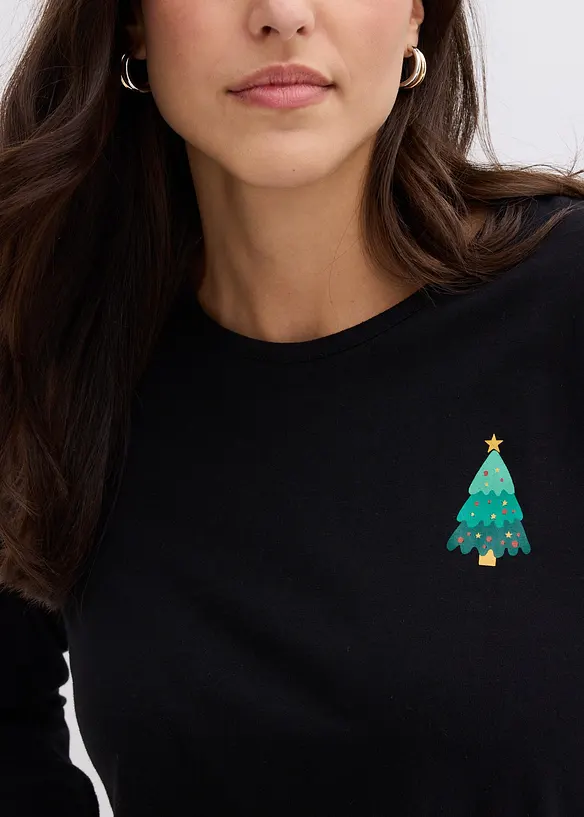 Longsleeve van biologisch katoen, bonprix