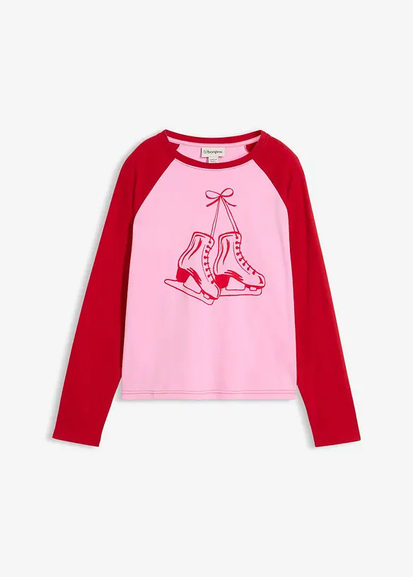 Raglan longsleeve van puur katoen, bonprix