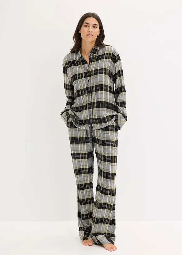 Flanellen Pyjama, bonprix