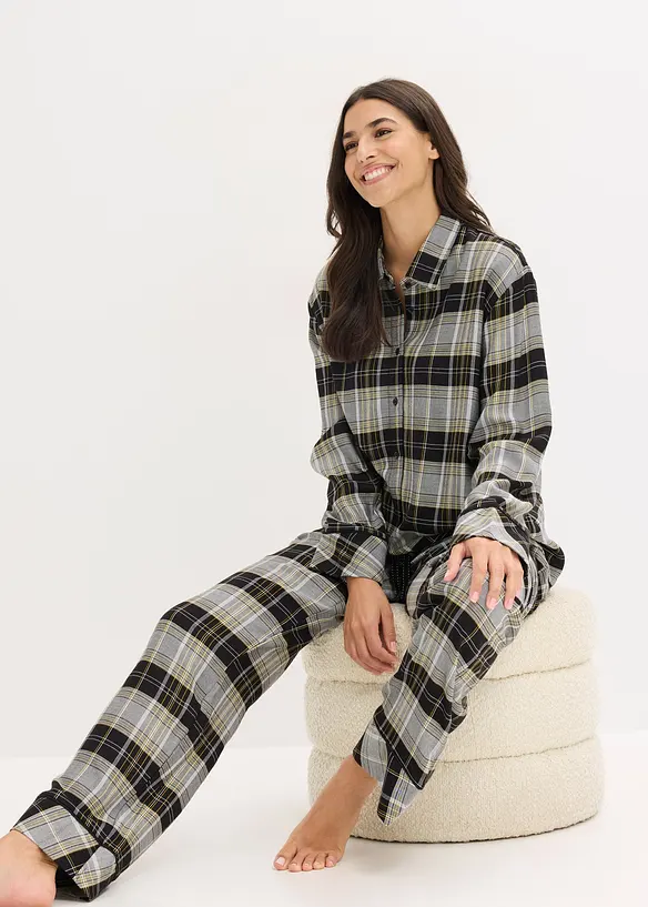 Flanellen Pyjama, bonprix