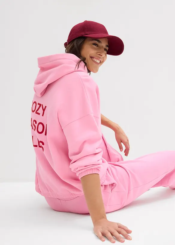 Oversized sweater van katoen, bonprix