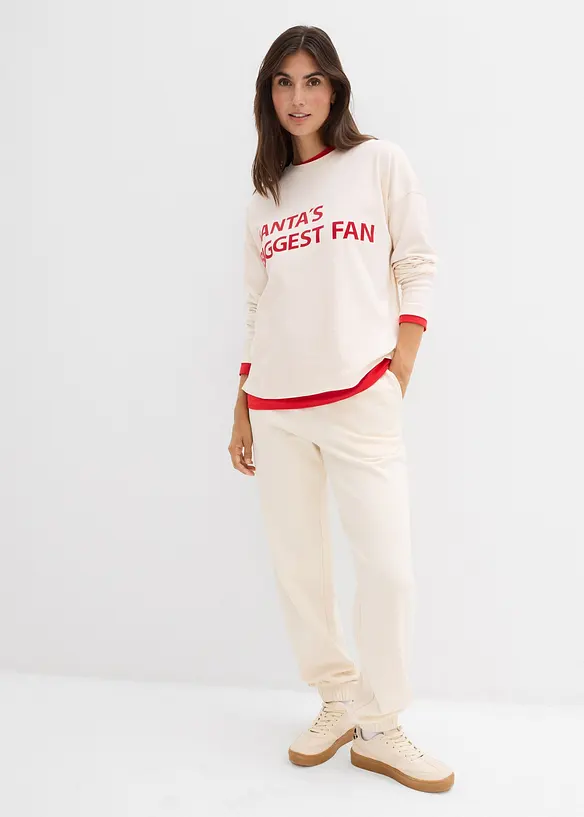 Sweatpants van katoen, bonprix