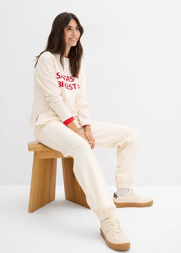 Sweatpants van katoen, bonprix