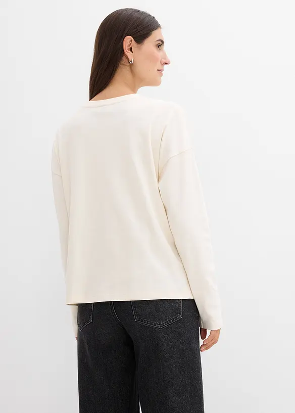 Oversized shirt van katoen, bonprix