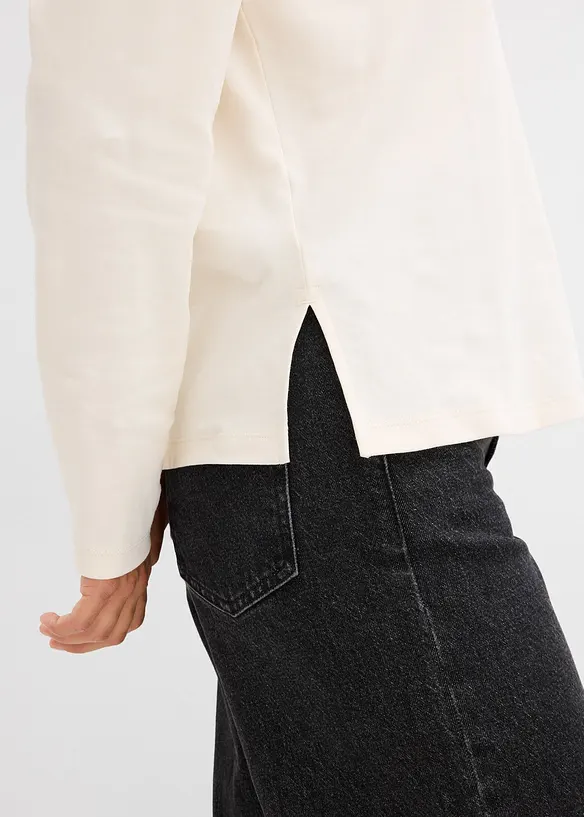 Oversized shirt van katoen, bonprix