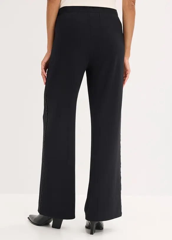 Instapbroek van Punto di Roma met glittersteentjes, bonprix