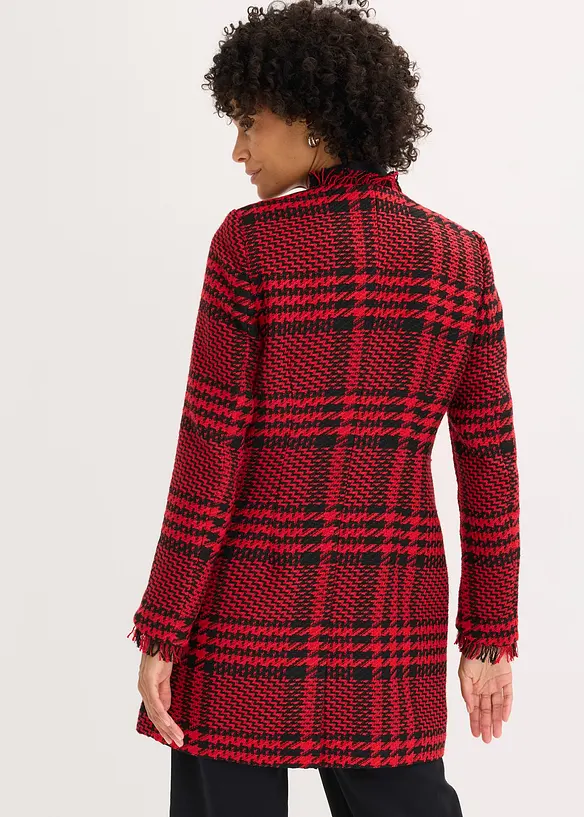 Lange blazer van bouclé, bonprix