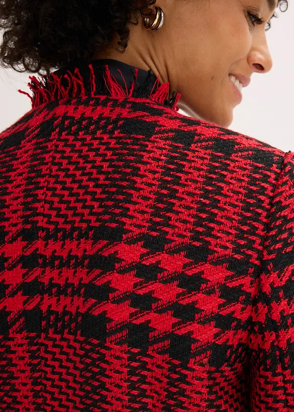 Lange blazer van bouclé, bonprix