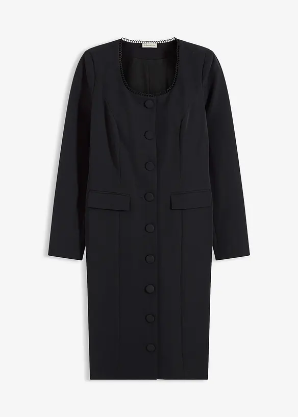 Blazerjurk met kant, bonprix