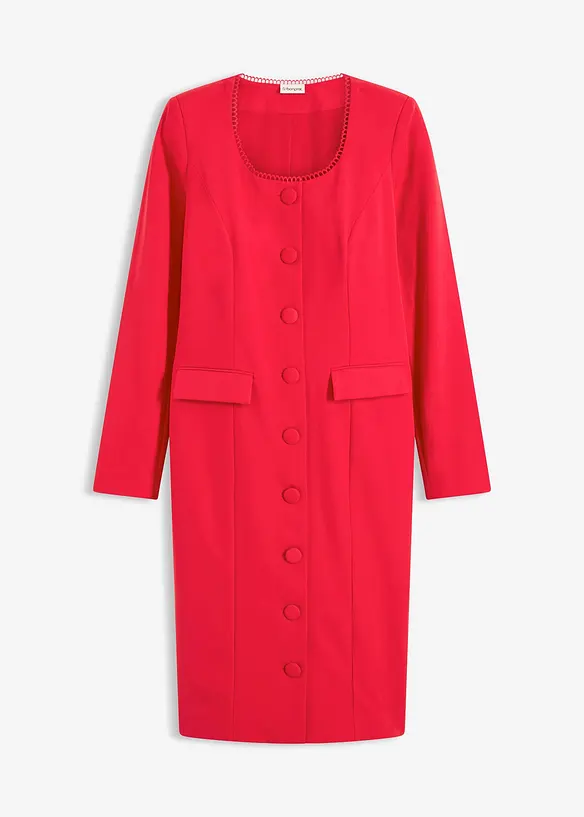 Blazerjurk met kant, bonprix