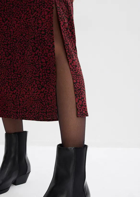 Midi rok van soepele viscose, bonprix