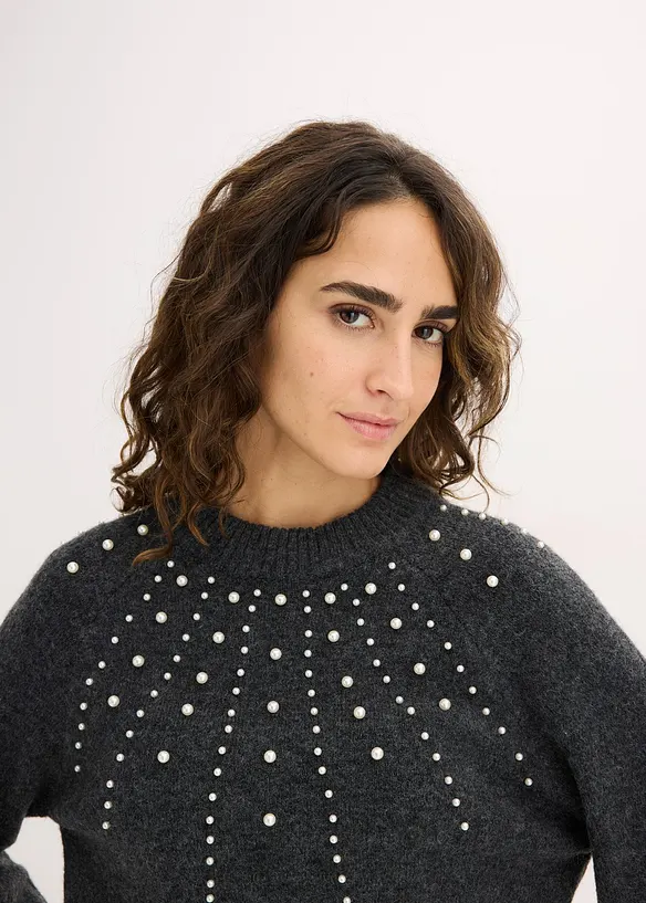 Fijngebreide trui, bonprix