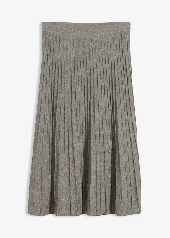 Gebreide rok met merino wol, bonprix