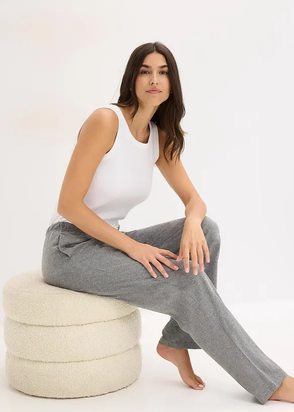 Pyjamabroek met steekzakken (set van 2), bonprix