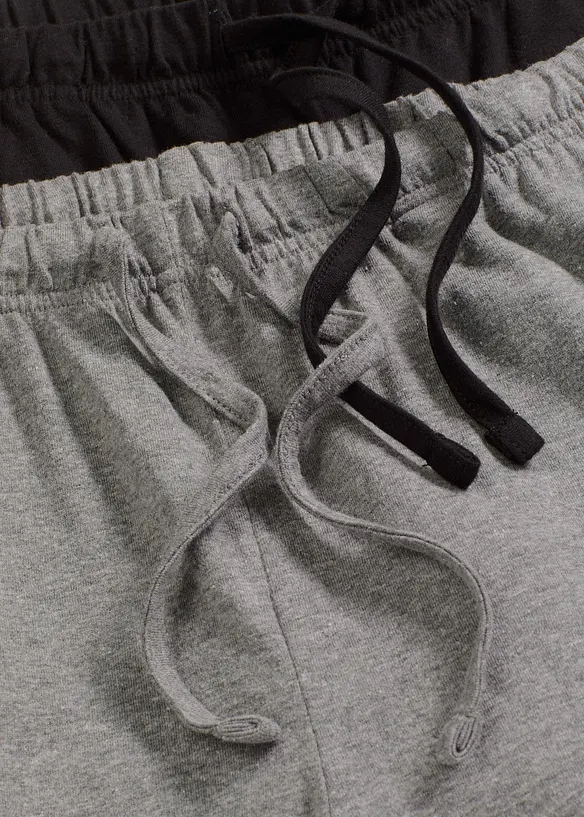 Pyjamabroek met steekzakken (set van 2), bonprix