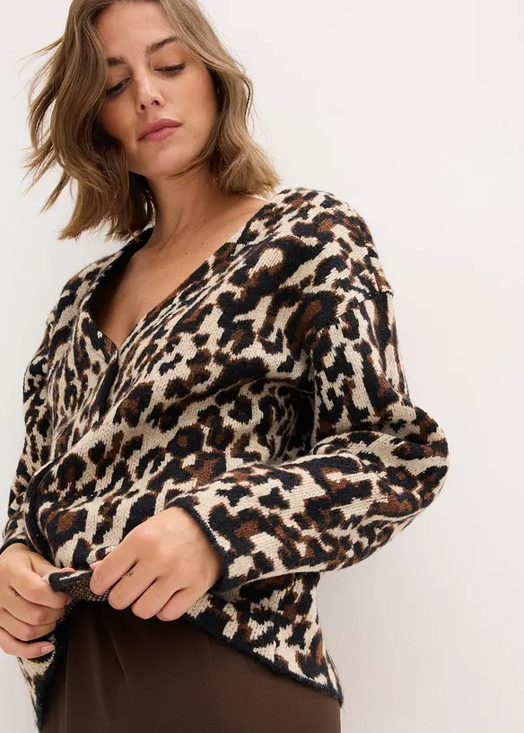 Jacquard vest, bonprix