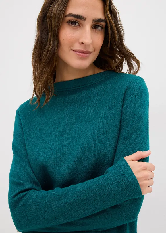 Accentuerend gebreid shirt, bonprix