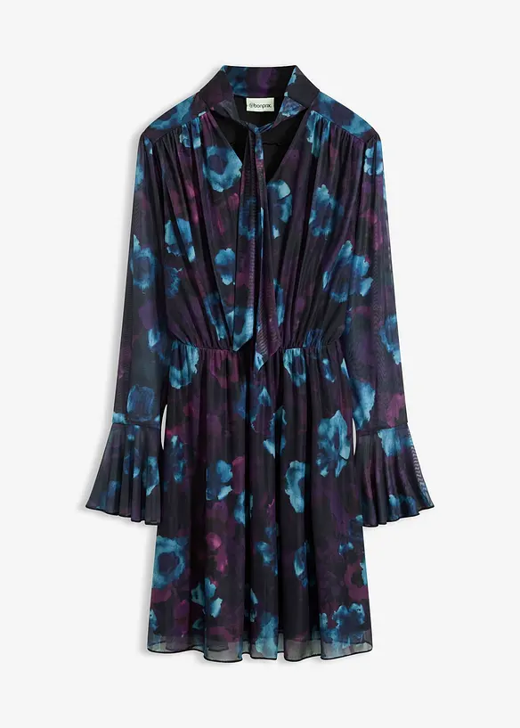 Jurk van zacht mesh, bonprix