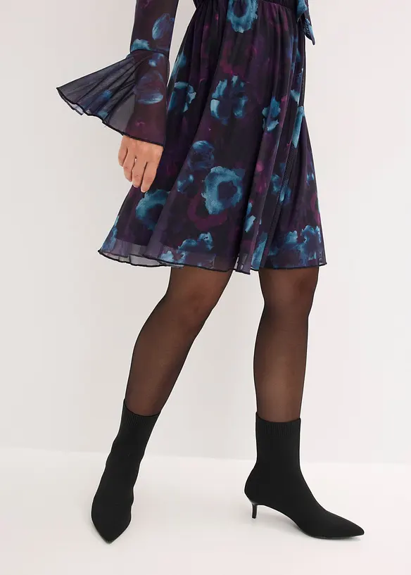 Jurk van zacht mesh, bonprix