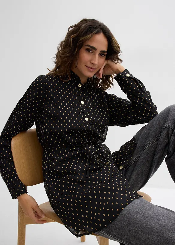 2-in-1 zwangerschapsblouse/voedingsblouse van chiffon, bonprix