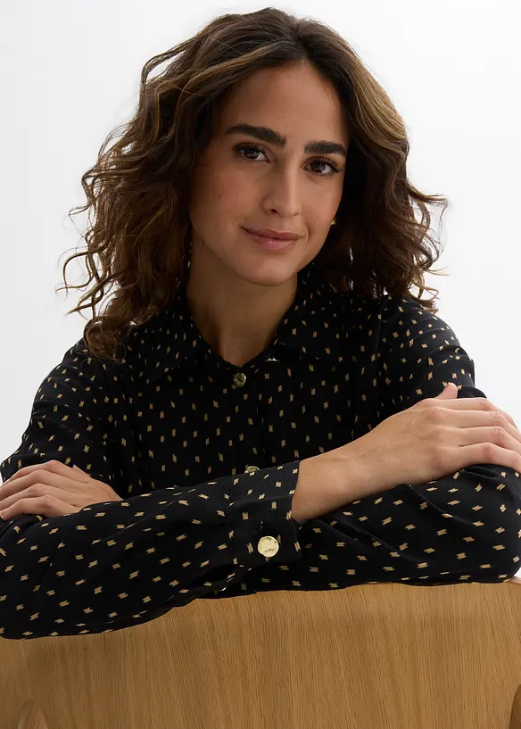 2-in-1 zwangerschapsblouse/voedingsblouse van chiffon, bonprix